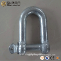 Europe type galvanized d shackle hardware